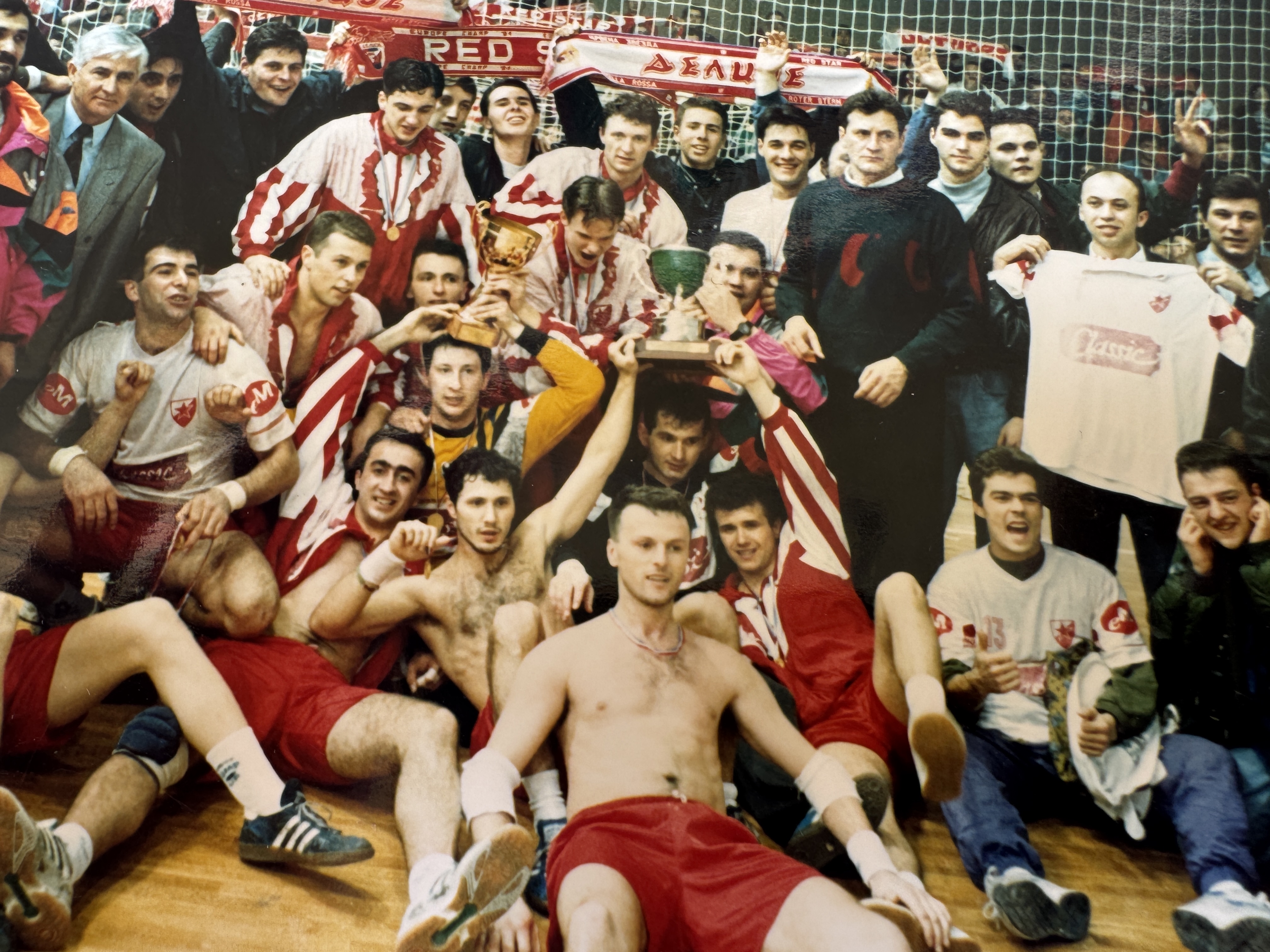Sa Zvezdom slavio osvajanje Kupa 1995. godine foto Privatna arhiva
